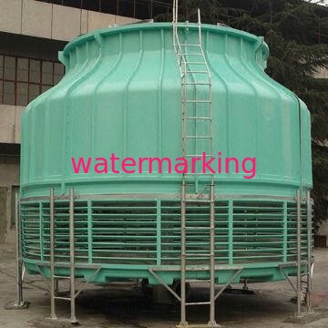 torre di raffreddamento a forma di rotonda di FRP con a basso rumore, adatto a condizionatore d'aria industriale dell'acqua