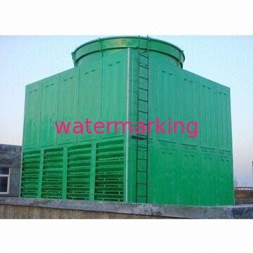 torre a forma di rotonda dell'acqua di raffreddamento con a basso rumore, adatto a condizionatore d'aria industriale dell'acqua