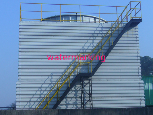 Torre di raffreddamento efficiente del quadrato aperto, torre di raffreddamento ad acqua di FRP