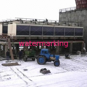 Torre di raffreddamento rettangolare di flusso trasversale, fatta del infill del PVC