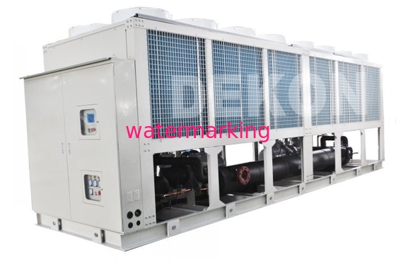 Refrigeratore 700KW della vite raffreddato aria con la pompa di calore