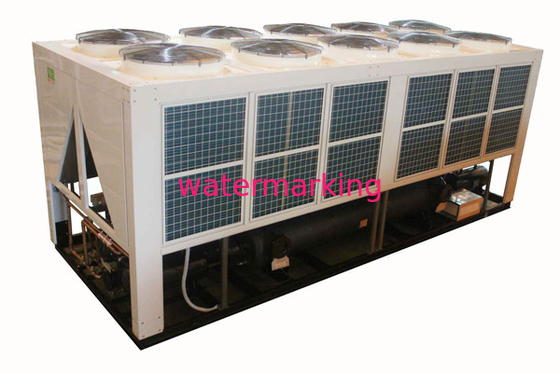 Doppia refrigeratore di acqua raffreddato aria a basso rumore del compressore a vite del sistema a circuito chiuso