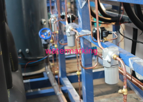 Unità di condensazione di refrigerazione raffreddata ad acqua commerciale della vite di Carlyle/refrigeratore industriale